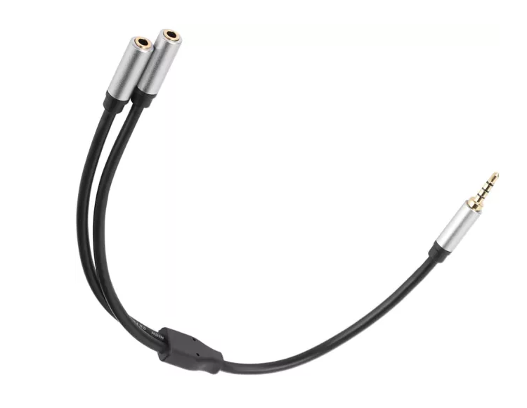 Cablu adaptor audio QHD74  de 3.5mm 20cm